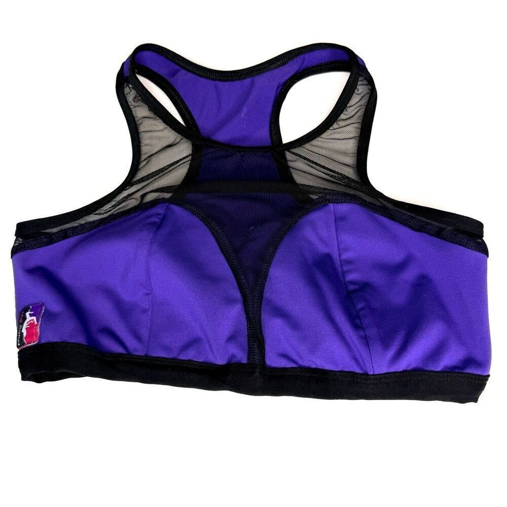 Pole Fit Purple Mesh Racerback Sports Bra – Size S – Pole Dance Activewear